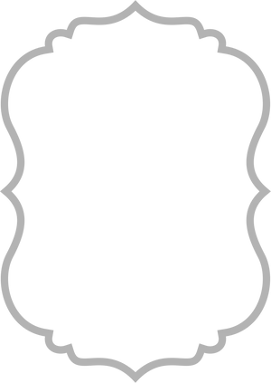 Elegant Frame Outline PNG Image