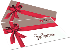 Elegant Gift Certificatewith Red Ribbon PNG image with transparent background