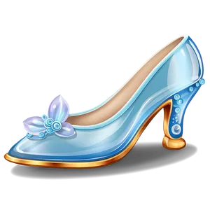 Elegant Glass Slipper Design Png 06132024 PNG Image