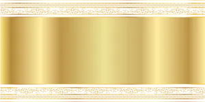 Elegant Gold Banner Design PNG Image