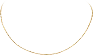 Elegant Gold Chain Necklace PNG Image