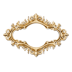 Elegant Gold Frame PNG 05252024 PNG