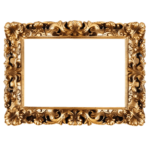 Elegant Gold Picture Frame PNG 35 PNG