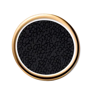 Elegant Gold Rim Coaster Png 20 PNG Image