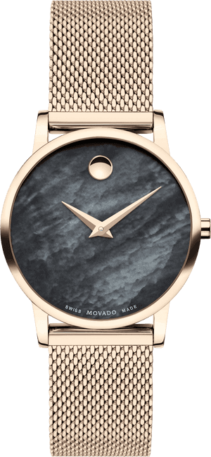 Museum Classic - Movado Museum Classic Black 28mm, HD Png Download PNG image with transparent background