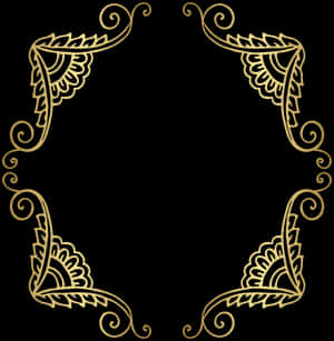 Golden Border Frame Png Clip Art Image - Png Golden Frame Border, Transparent Png PNG image with transparent background