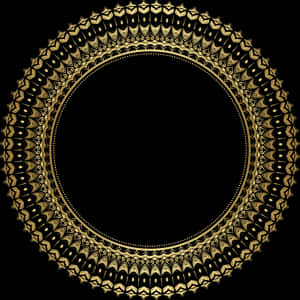 Round Gold Frame Png, Transparent Png PNG image with transparent background
