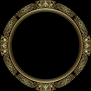 Transparent Round Frame Png - Golden Round Frame Png, Png Download PNG image with transparent background