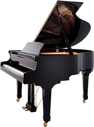 Elegant Grand Piano PNG Image