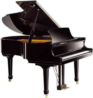 Elegant Grand Piano PNG Image