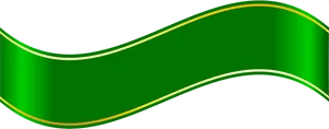 Elegant Green Banner Design PNG Image