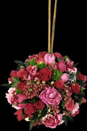Hanging Plant Png - Flower Bouquet Hanging Png, Transparent Png PNG image with transparent background