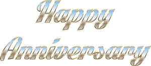 Happy Anniversary Background PNG with transparent background