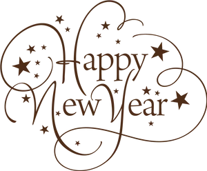 Elegant_ Happy_ New_ Year_ Greeting PNG Image