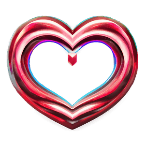 Elegant Heart Outline PNG dkn29 PNG