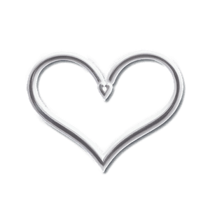 Elegant Heart Outline PNG rli53 PNG