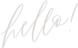 Elegant Hello Calligraphy PNG Image