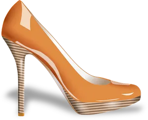 Elegant High Heel Shoe PNG Image