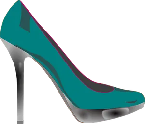 Elegant High Heel Shoe PNG Image
