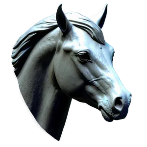 Elegant Horse Head Outline Png Lpp53 PNG Image