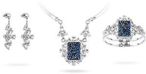 Elegant Imitation Jewelry Set PNG Image