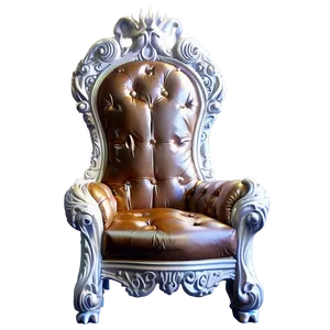 Elegant King Chair Design Png Ged7 PNG Image