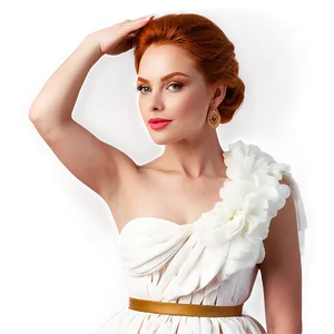 Elegant Lady Portrait Png 06232024 PNG Image