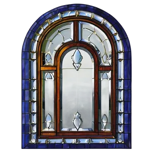 Elegant Leaded Glass Door Png Kkx7 PNG Image