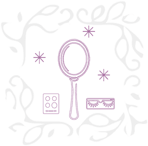 Elegant Makeup Tools Vector PNG