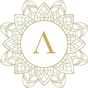 Elegant Mandala Wedding Logo PNG Image