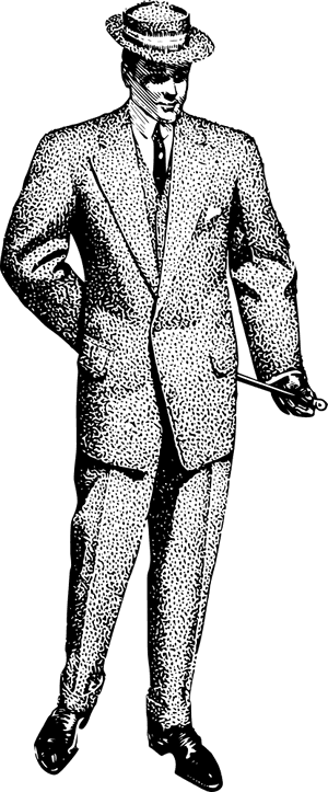 Man In A Cool Suit - Man Black Suit Png Illustration, Transparent Png PNG image with transparent background