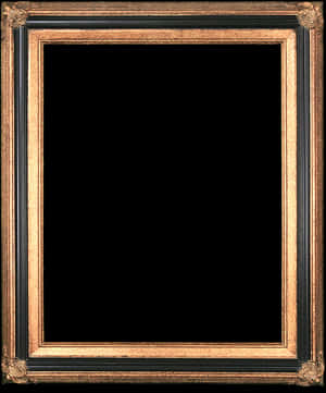 I Like This Simple Gold And Black Frame For Family - Classic Golden Frame Png, Transparent Png PNG image with transparent background