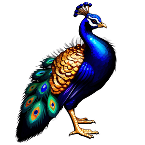 Elegant Peacock Design PNG gru90 PNG image with transparent background