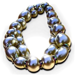 Elegant Pearl Necklace Png Hhy PNG Image