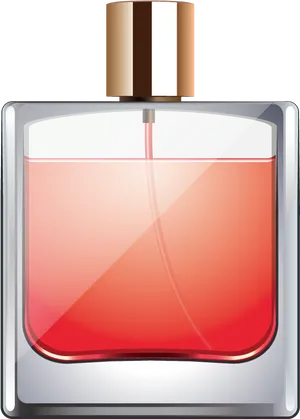 Elegant Perfume Bottle PNG Image