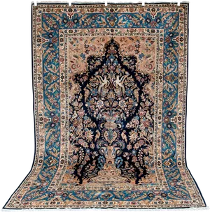 Elegant Persian Carpet Design PNG Image