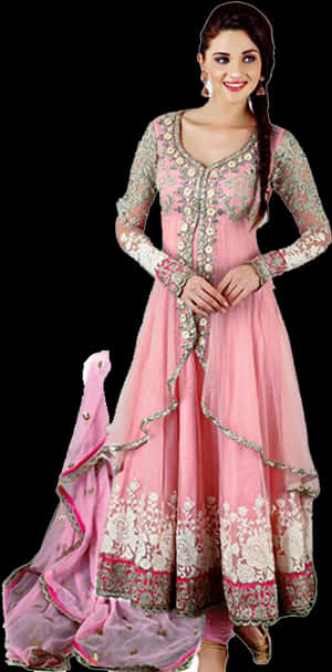 Jacket Frock Suit Png Free Background - Designer Suit For Girls Wedding, Transparent Png PNG image with transparent background
