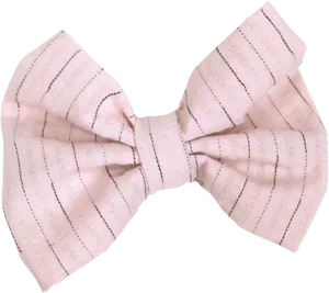 Elegant Pink Bow Tie PNG Image