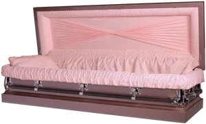 Elegant Pink Casket PNG Image