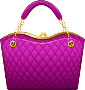 Pink Handbag Png Clip Art - Hand Bag Clip Art, Transparent Png PNG image with transparent background