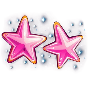 Elegant Pink Stars Png 51 PNG Image