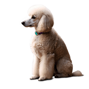 Elegant Poodle Profile PNG egb PNG image with transparent background