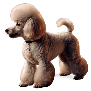Elegant Poodle Profile PNG kob49 PNG image with transparent background