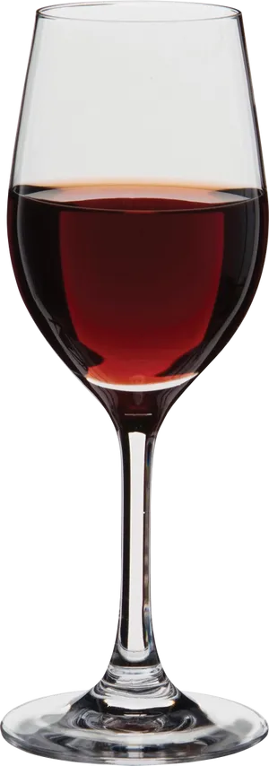 Elegant Port Wine Glass PNG Image