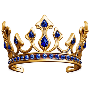 Elegant Princess Crown Design PNG rua PNG