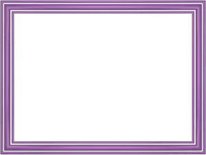 Elegant Purple Border Frame PNG Image