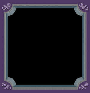 Elegant Purple Frame PNG image with transparent background
