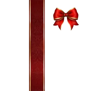 Elegant Red Bow Png 05252024 PNG Image