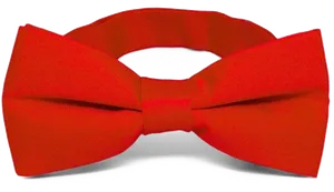 Elegant Red Bow Tie PNG Image