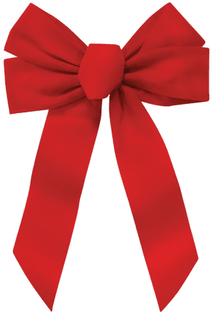 Red Bow For Wreath, HD Png Download PNG image with transparent background